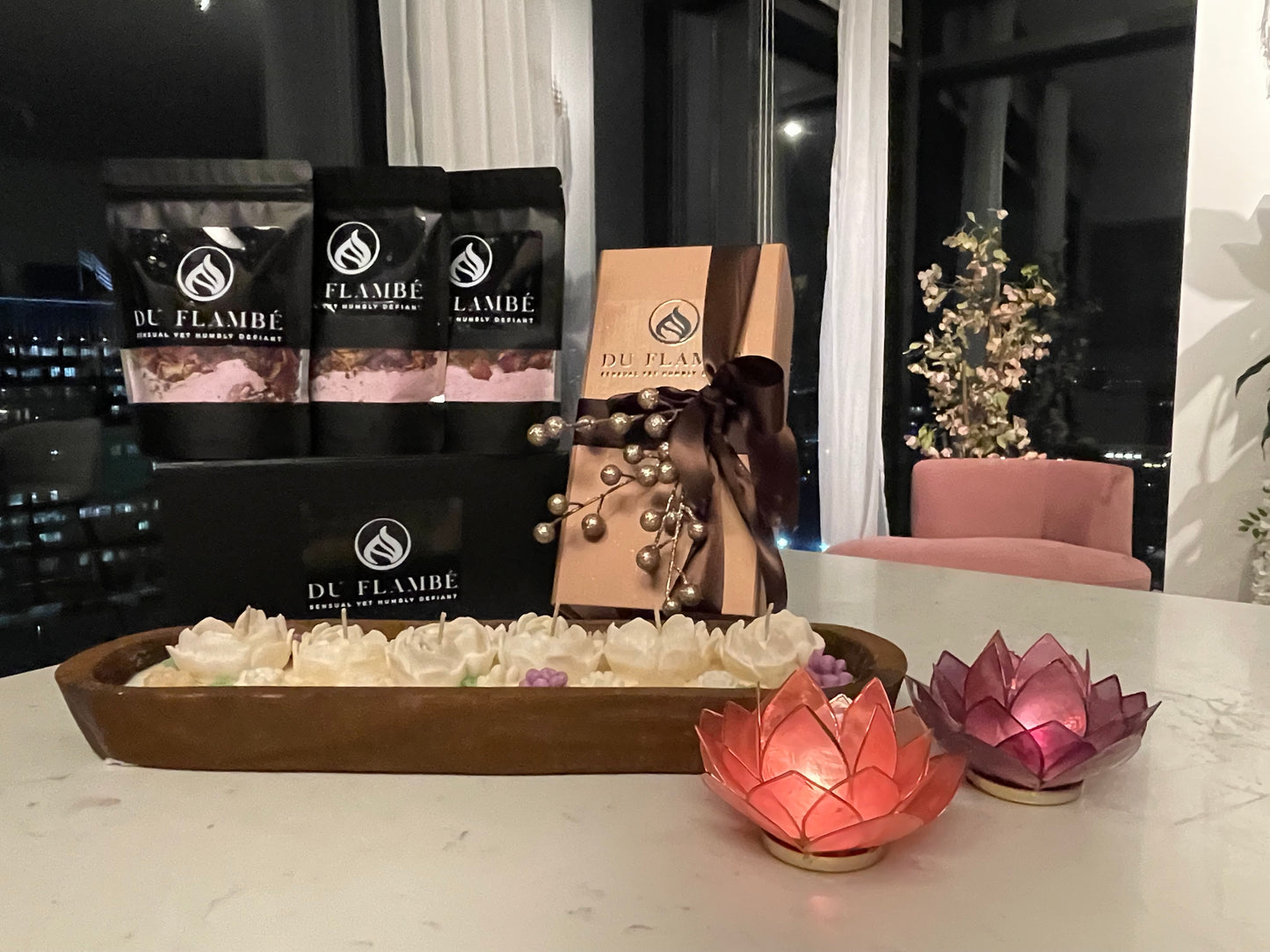 Lotus Kiss Tea Lights