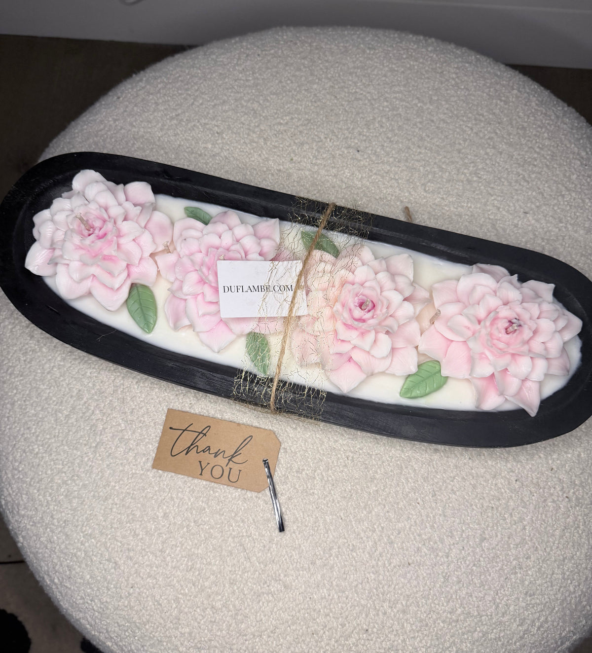 Oversized Bloom Candle Bowl
