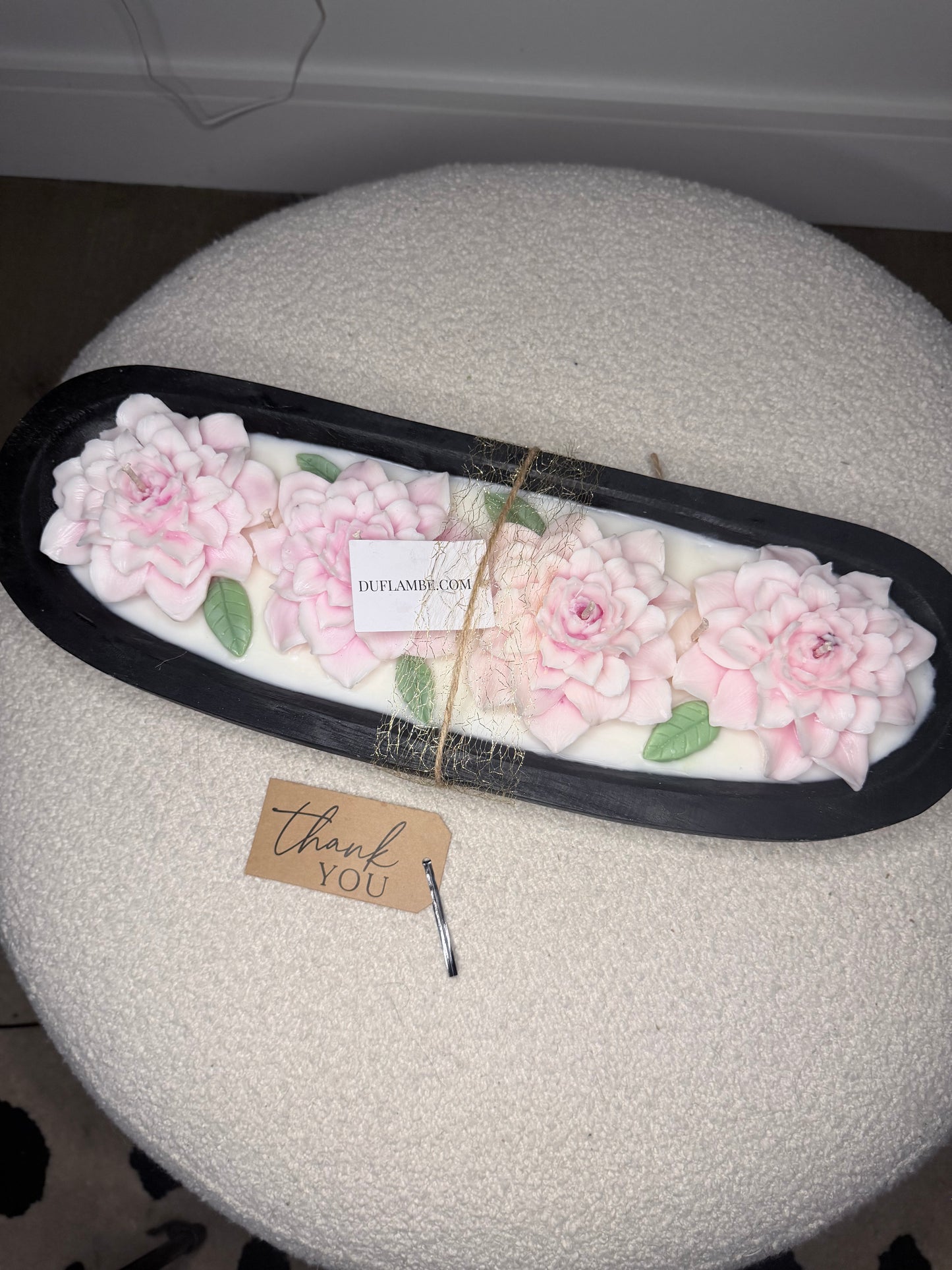 Oversized Bloom Candle Bowl