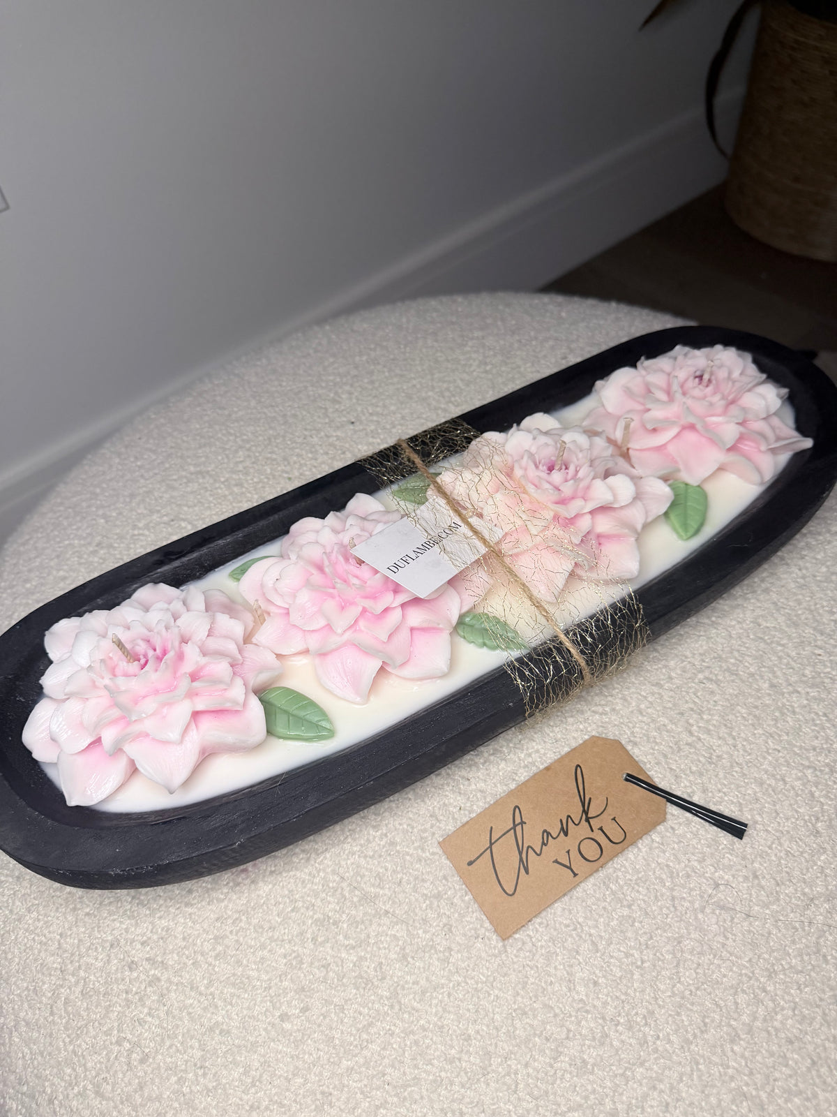 Oversized Bloom Candle Bowl