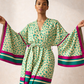The Emerald Leopard Kimono