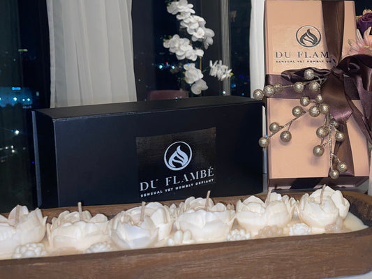 20-Inch Cremewood Floral Candlelight Centerpiece (Unscented)