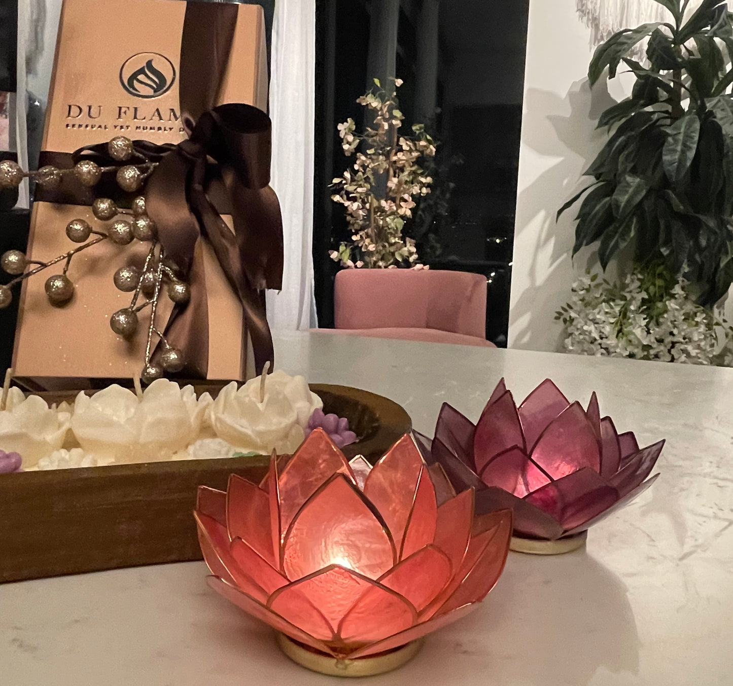 Lotus Kiss Tea Lights