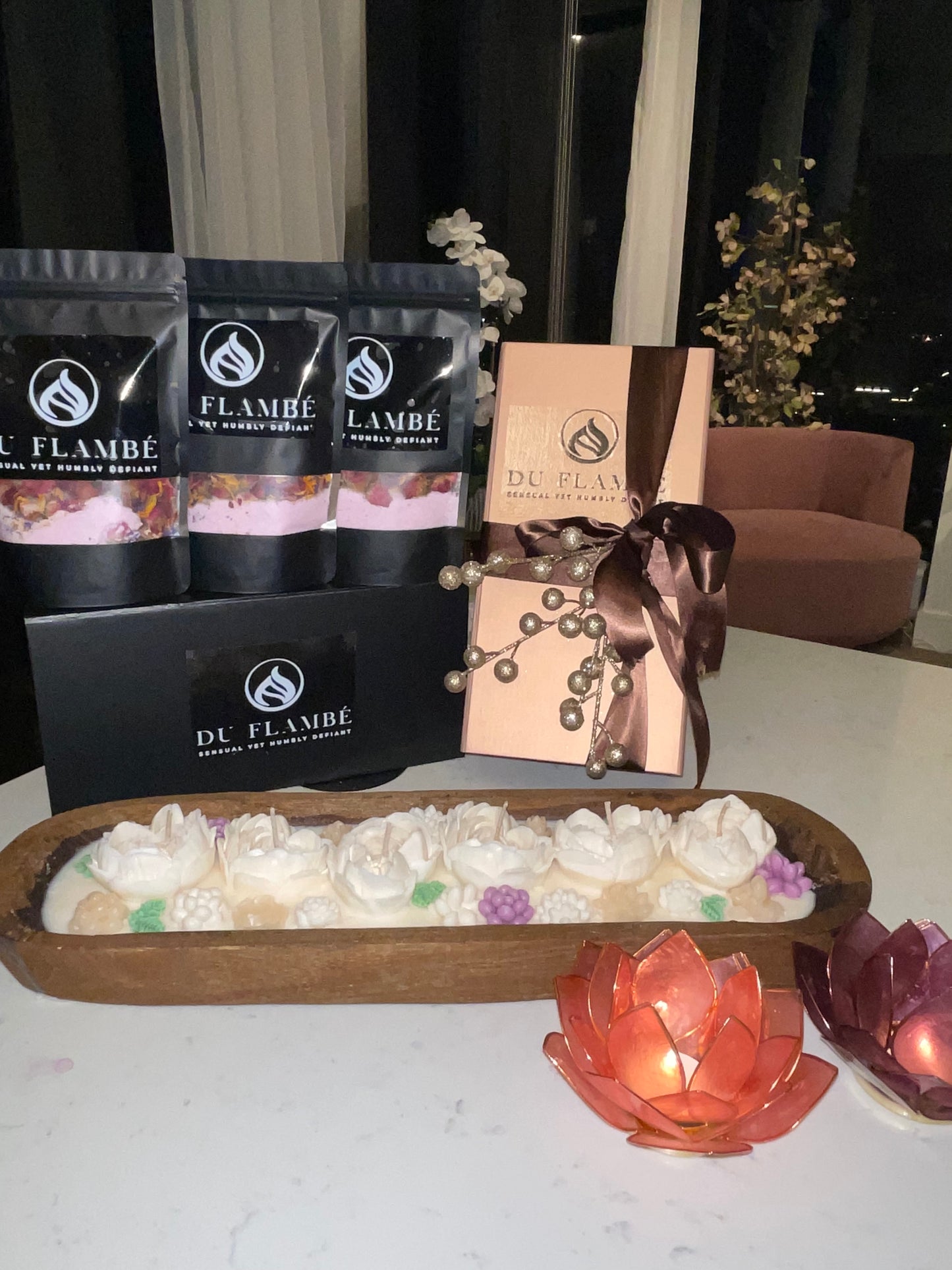 Lotus Kiss Tea Lights