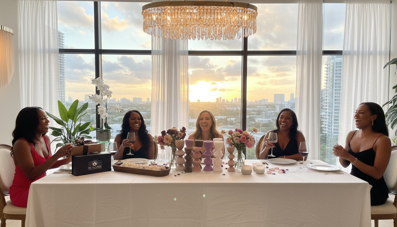 20-Inch Cremewood Floral Candlelight Centerpiece (Unscented)