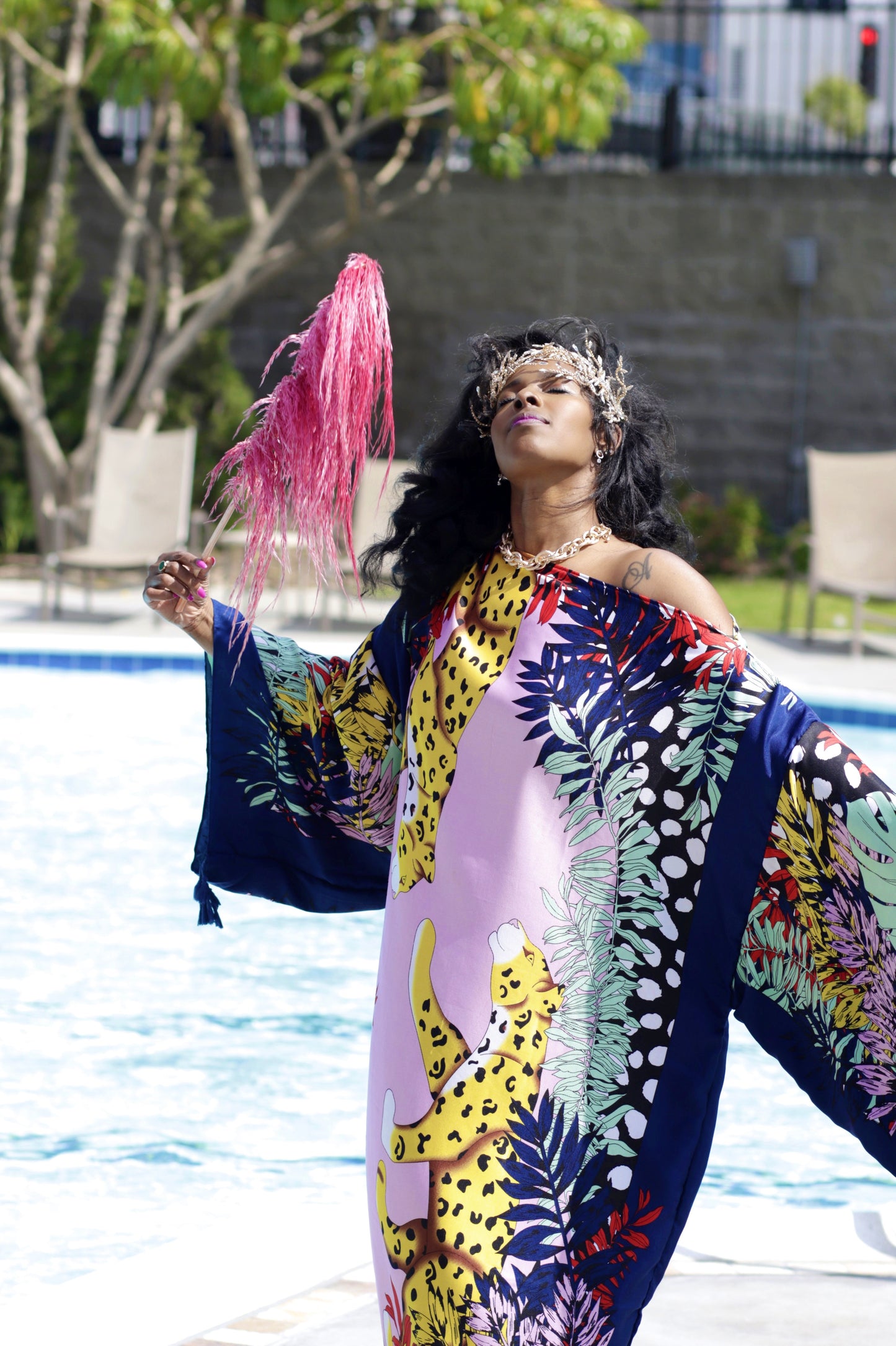 The Jungle Cat Kaftan